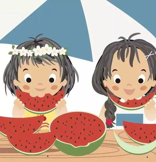 网红吃瓜头像卡通女,网红新宠，萌态十足